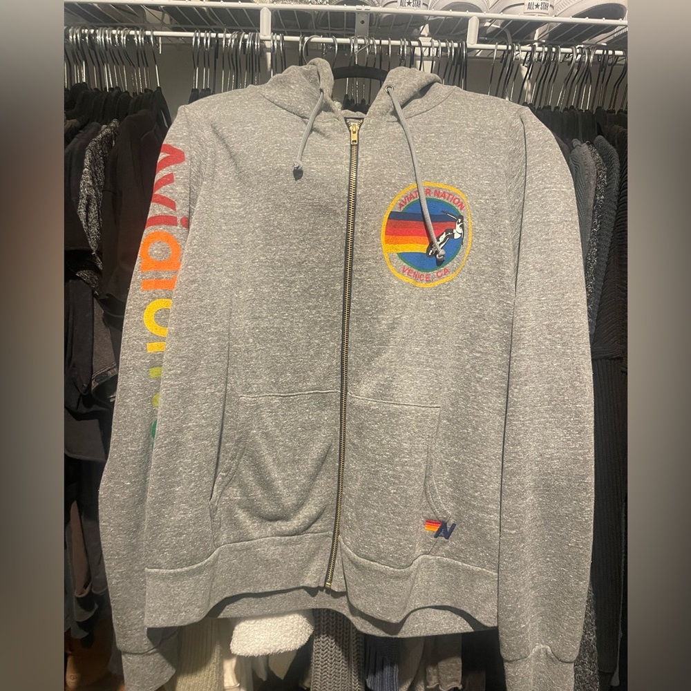Aviator Nation zip up hoodie